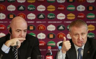 Grigoriy Surkis and Gianni Infantino