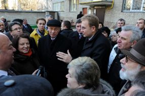 Николай Азаров, Андрей Садовый и Михаил Костюк