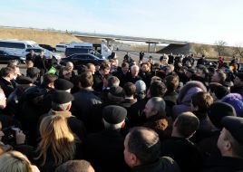 Николай Азаров на трассе Львов-Краковец