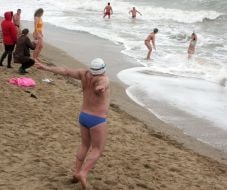 Учасники Всеукраїнського зльоту моржів