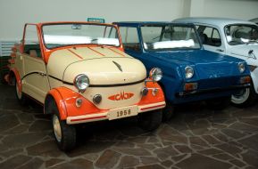The exhibits of the Museum of Early Soviet vehicles