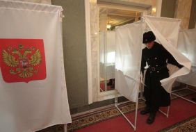 Servicemen of the Black sea fleet of Russia
