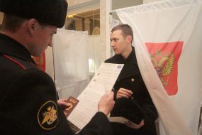 Servicemen of the Black sea fleet of Russia