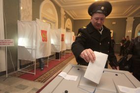 Servicemen of the Black sea fleet of Russia