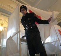 Servicemen of the Black sea fleet of Russia