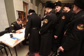 Servicemen of the Black sea fleet of Russia