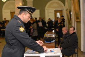 Servicemen of the Black sea fleet of Russia