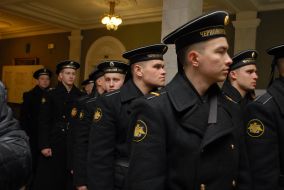 Servicemen of the Black sea fleet of Russia