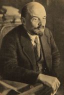A picture depicts Lenin