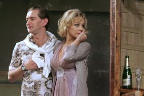 Konstantin Khabenskiy and Marina Zudina