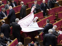 The Ukrainian Parliament session