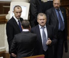 Andrey Kozhemyakin, Andrey Senchenko and Sergey Podgorniy