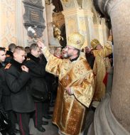Igor (Voznyak) blesses cadets