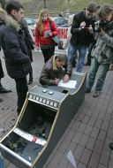 Protesters against gambling industry