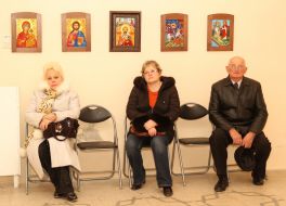 Visitor of exhibition