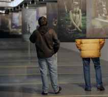 At the photo exhibition "The Emerald Series"