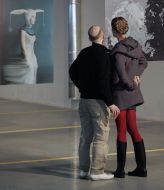 At the photo exhibition "The Emerald Series"