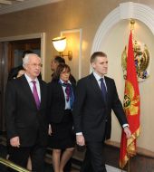 Nikolay Azarov and Igor Luksic