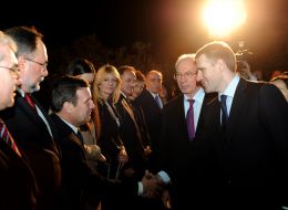 Nikolay Azarov and Igor Luksic