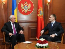 Nikolay Azarov and Igor Luksic