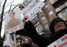 Supporters of Yuliya Timoshenko