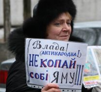 Supporter of Yuliya Timoshenko