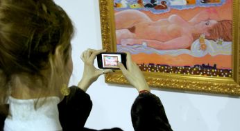 Large antique salon exhibition