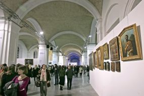 Large antique salon exhibition