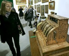 Antique cash register
