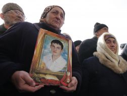 Участники митинга