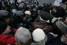 Supporters of Tymoshenko stormed the Court of Appeal