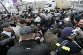 Supporters of Tymoshenko stormed the Court of Appeal