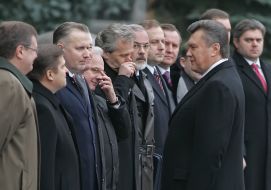 Victor Yanukovych and ministers