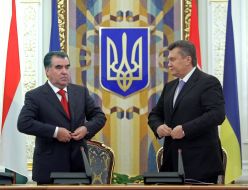 Виктор Янукович и Эмомали Рахмон