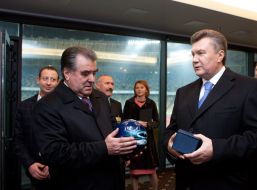 Віктор Янукович та Емомалі Рахмон
