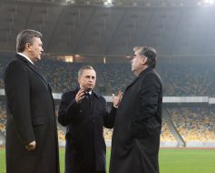 Віктор Янукович, Борис Колесніков та Емомалі Рахмон