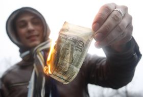 Учасник флеш-мобу