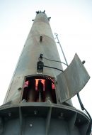 Incineration plant for gas