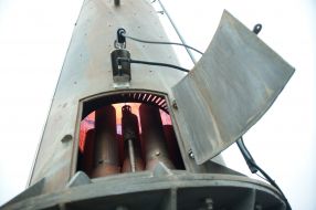 Incineration plant for gas