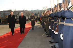 Nikolay Azarov and Petr Necas