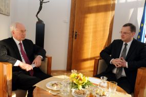 Nikolay Azarov and Petr Necas