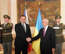 Nikolay Azarov and Petr Necas