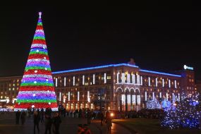 Засвічення головної новорічної ялинки країни