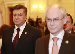 Herman van Rompuy and Victor Yanukovich