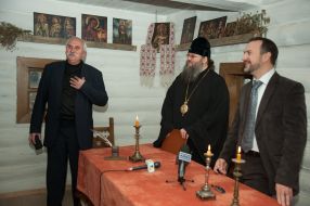 Mikhail Levchenko, Archbishop Luka and Maksim Ostapenko