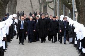 Александр Попов, Владимир Литвин, Виктор Янукович и Николай Азаров