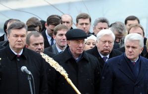 Андрей Клюев, Владимир Литвин, Виктор Янукович и Николай Азаров