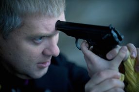 Sergeу Svetlakov in the frame of the movie "Stone"