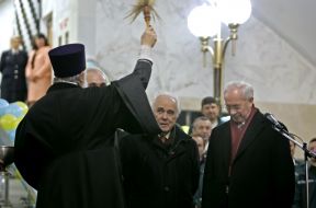 NIkolay Azarov in metro