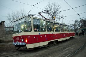 Новогодний трамвай